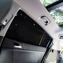 볼보 XC90 2세대 햇빛가리개 카크닉 차박 차량용 커튼, 쿠페전용(한대분) 차종표확인, 일반용_에어메쉬