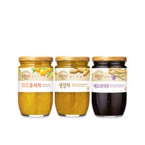 유자차 480g+생강차 470g+배도라지차 470g