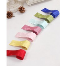 A98 심플 한복 원단리본(폭2.5cm 4cm 길이90cm), 블루