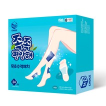 붙이면 족족 편안해 목초 수액발패치 발바닥시트 24매 솔향 라벤더향, 1개, 24개입