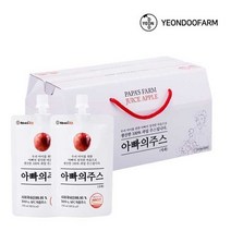 연두팜 아빠의주스 사과즙 20개입 1박스 100ml, 1개, 2L