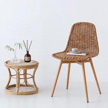 마켓비 ALOTA 의자 라탄 VS9249, 내추럴