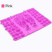 발지압매트 지압봉 사은품, 핑크