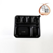 돈가스용기 포장 배달 7칸찬 DW-L1 도시락 50개 세트
