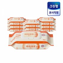 크린랩 라프라프 오리지널 물티슈 캡 (70매)x12개(1BOX), 단품