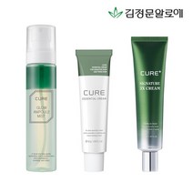 [김정문알로에] 에센셜 크림 1개+3X크림 1개+앰플미스트 1개, 단품