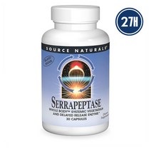 2개 Source Naturals 세라펩타제 효소 30캡슐