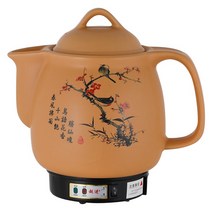 가정용 포트 달임건강 세라믹 약재 한약 약탕기, 4L 용량 논스틱 팬