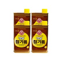 오뚜기 옛날 참기름 450mlx4, 상세페이지 참조