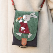 [바이핸즈] diy키트 가방만들기 재료 가방 패키지 퀼트 - 캐롯 핸폰가방