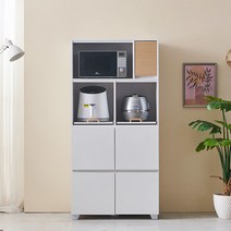 전자 렌지대 한샘 이케아 전자레인지 선반장 세트, 화이트투톤