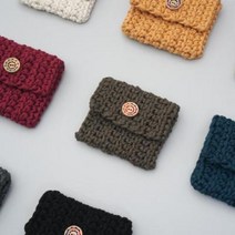 마들렌 카드 지갑 -코바늘 키트/ 카드지갑 2개 연다홍