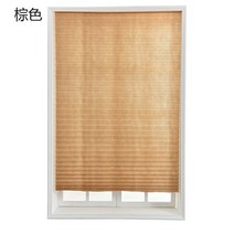 롤스크린 이동식 스탠드 캠핑 yomdid roman 블라인드 정전 커튼 for 침실 무선 주름 할로윈 홈 주방 easy install roll curtain cortina, 갈색, w90xh150cm