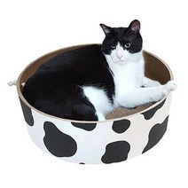 사무실 인테리어 고양이 스크래쳐 소파 켓타워 렉스, 1개, 젖소(52mm)