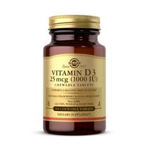 솔가 비타민D3 천연 딸기 바나나맛 25mcg(1 000IU) 츄어블 100정(콜레칼시페롤 결핍 부족 과잉 권장)