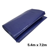 방수포 청색 천막 5.4m x 7.2m 최고급지 그라운드시트 캠핑 대형시트 덮개 타포린 PVC