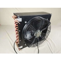 열교환기 판형 수냉식 쿨러 냉각팬 물콘 냉동 냉장, 외부 로터 모터 1-8hp 콘덴서 2×4