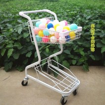 편의점 카트 2단 매장용 마트용 분홍색 미니핸드카트 촬영용카트, 화이트