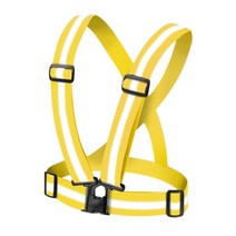 승마용조끼 남녀공용 승마용품 승마장비 가터 반사 조끼 멜빵-오토바이 높은 가시성 반사경 달리기의 안전, 12 Yellow_01 One Size