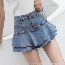 라오농 여성 청치마바지 초미니 반바지 데님 스커트 tbz87 +sheng77