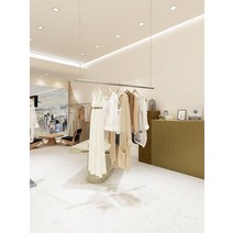 실내 문틀 철봉 의류 매장 디스플레이 랙 행잉 와이어 행거 여성 바 창 스테인레스 스틸 리프팅 바 하하, 05 L180CM