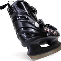 파워 아이스하키 600H 스케이트 시니어 스케이트 남녀-107528, 42, 블랙(무릎보호대 선물)