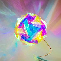 감성캠핑 캠핑놀거리 LED 무드등 DIY 만들기(건전지포함) 방꾸미기 휴대용 조명 두뇌개발 집중력, 무드등DIY 키트 목련-그린(건전지포함가)