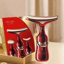 얼굴 마사지 기계 갈바닉 고주파 울트라 하이푸 마이푸 물방울 눈밑지방 홈케어 고주파 리프팅, 레드