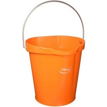 바이칸 vikan 바이킹 kbk3606 하이진 버킷 핑크 5686 청소솔계 명품, 오렌지, 12리터 버킷