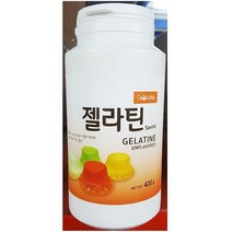 젤라틴젤리 만들기 우유 식당용 딸기 젤리 업소용 재료 젤라틴 가루 (이슬 420g) 식재료 요리, 상세페이지 참조