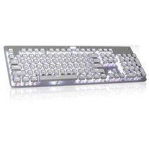 앱코 K840 사각 레트로 축교환 기계식 화이트 (청축)