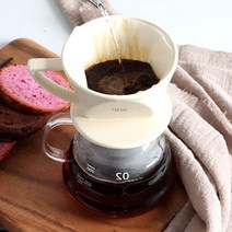 유로 드리퍼 커피추출기 도자기드리퍼, 블랙