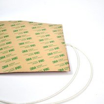 발열판 usb 발 발열패드 5V 12V 24V 36V 48V 110V 220V 380V 실리콘 난방 패드 광장 고무 열 매트 온수 침, 07 185x120mm_02 24V