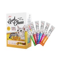 고양이가 좋아하는 착한간식 굿츄 갓성비 좋은 츄르 15g x 30p 유통기한상품, 콤보 (유통23년11월19일)
