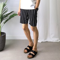 [후앙스] 스트라이프 남자 아이스 밴드 반바지 CIBP7257
