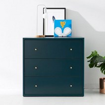오동나무 튼튼 고급 인테리어 예쁜가구 서랍 높은 키큰 캐비닛 콘솔장 선반 화이트 그린 3단