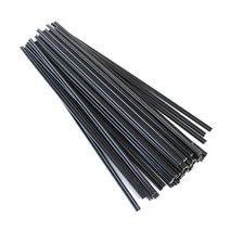 50pcs 25cm 플라스틱 PP 용접 막대 자동차 범퍼 수리 플라스틱 전극 용접기 스틱 키트 손 뜨거운 공기 도구, 하나, 검은 색, 50개