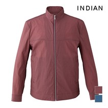 인디안 립조직 펀칭 배색 점퍼 MITCLVM3111