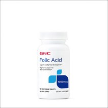 GNC Folic Acid 1000mcg 지앤씨 엽산 1000mcg 100타블렛