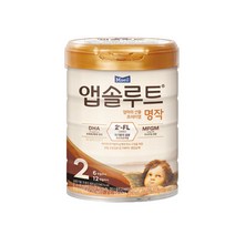 앱솔루트 명작 2FL 분유 2단계 (6~12개월) 800g 1캔, 2FL 분유 2단계(6~12개월) 800g 1캔