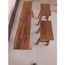 현관 카페 앤티크 앤틱 티크 고재벤치 평의자 옥외용, A. 80x 26x 45