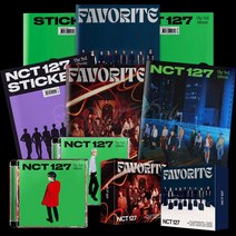 엔시티127 정규 3집+리패키지 노래 앨범 키트 스티커 / 페이보릿 NCT 127 Sticker Favorite Album, 정규3집 쥬얼재현버전, 포스터받지않음