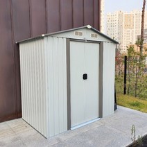 호레움 조립식창고 스틸창고 스마트 7X4 농막 간이 야외 이동식창고