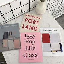 [RA㏓] A4 디자인 감성노트 3종 촬영소품 인테리어 무지 카페 ▷_§Ea, §§_03 GIORGIO(그레이)