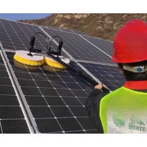 태양광 패널 청소 롤러 듀얼 브러쉬 전동 세척 도구, 상세 페이지 참고, 5.5m 220v 단일 헤드