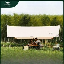 실타프 대형 경량 헥사 백패킹 캠핑 렉타 차박 타프 미니멀 오토캠핑 그늘막, 3x4.3m, 4x3m