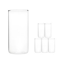 MAKA 내열유리 컵 C04 500ml, 6개