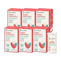 서울대 연구진 개발 질 유래 100억 유산균 이너와이 프로바이오틱스 아연 셀레늄, 240mg X 30캡슐, 6개