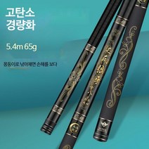 초경량 경질 민물 낚시대 3칸80g 4칸170g 바다 민장대, 8h 초경량 19조 4.5m(2.5칸)75g