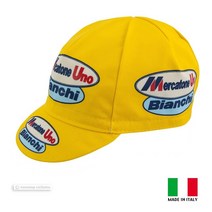 MERCATONE UNO BIANCHI Pro Team Classic Cycling Cap - MADE IN iTALY!